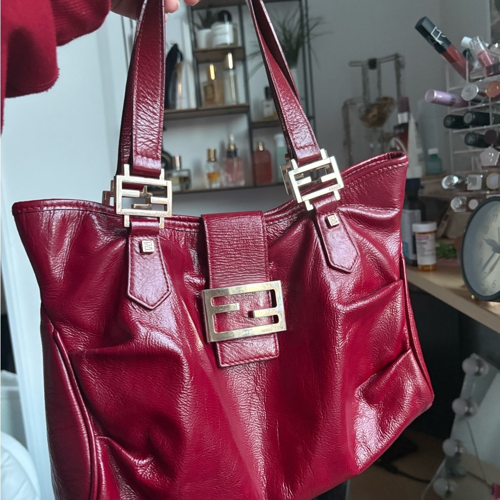 Red Fendi Pouchette